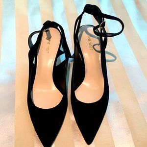 Nine West suede heels.